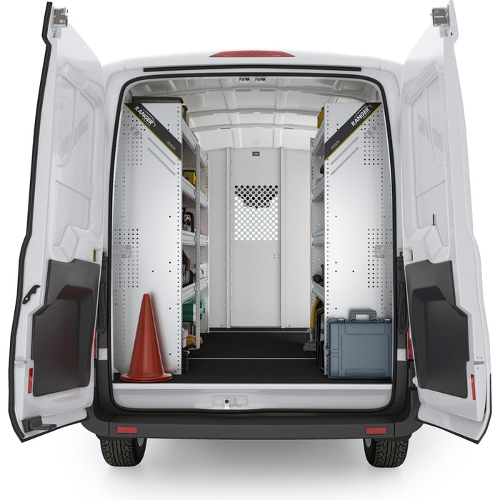 Ranger Design Aluminum Van Shelving Package for Ford Transit Mid Roof 148" Wheelbase Model FTM-27