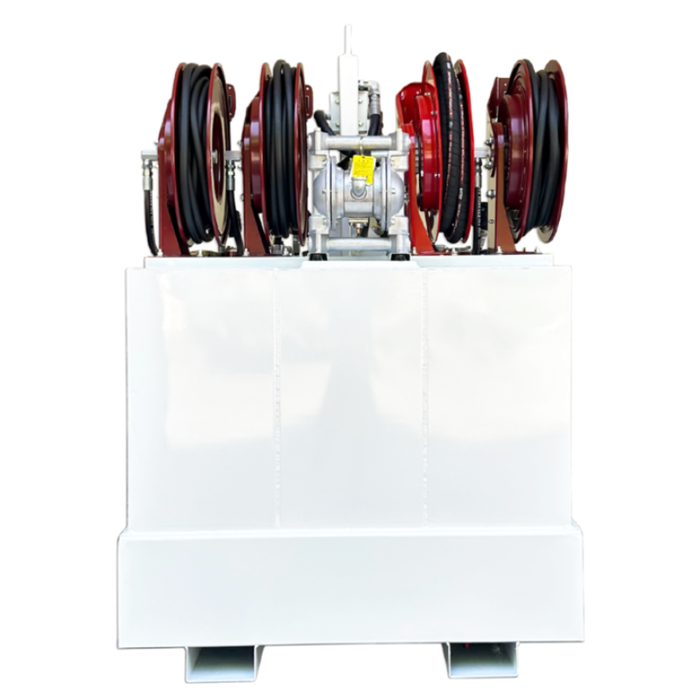 Taylor Pump & Lift 42"W x 36"D x 60"H Triple 30-Gal New Oil & 60-Gal Used Oil Lube Skid Model TPL 236-993