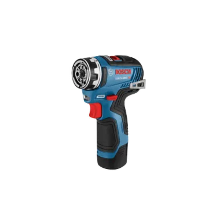 Bosch 12V Max Drill Driver With 5-In-1 Brushless Flexiclick System With (2) 2.0 Ah Batteries Model GSR12V-300FCB22