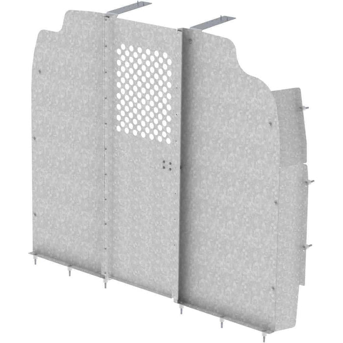 Ranger Design Steel Straight Door Partition for GM Savana / Chevy Express  Standard Roof 135" & 155" Wheelbase - Swing Door w/ Perforated Window Model C30-GS