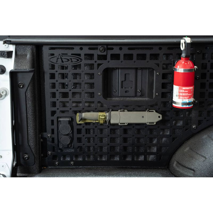 Addictive Desert Designs 23 Ford Super Duty Bed Side Molle Panels Passenger Full Kit Model AC8103301NA