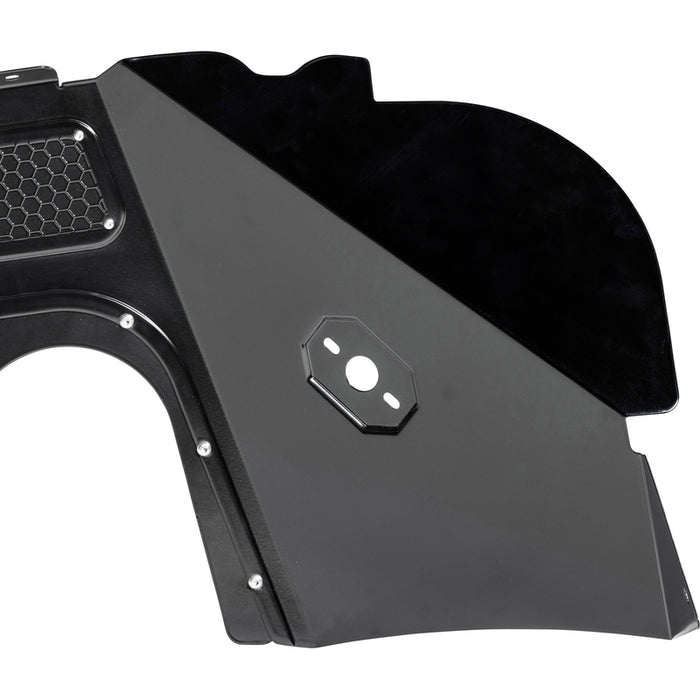 Smittybilt Front Aluminum Inner Fender Liner Pair - Black (18+ JL/JLU) Model 77984