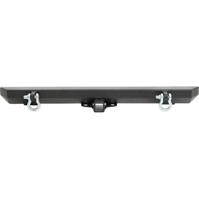 Smittybilt SRC Classic Rear Bumper w/ D-Ring Mounts - Textured Black (76-06 CJ/Wrangler) Model 76750D