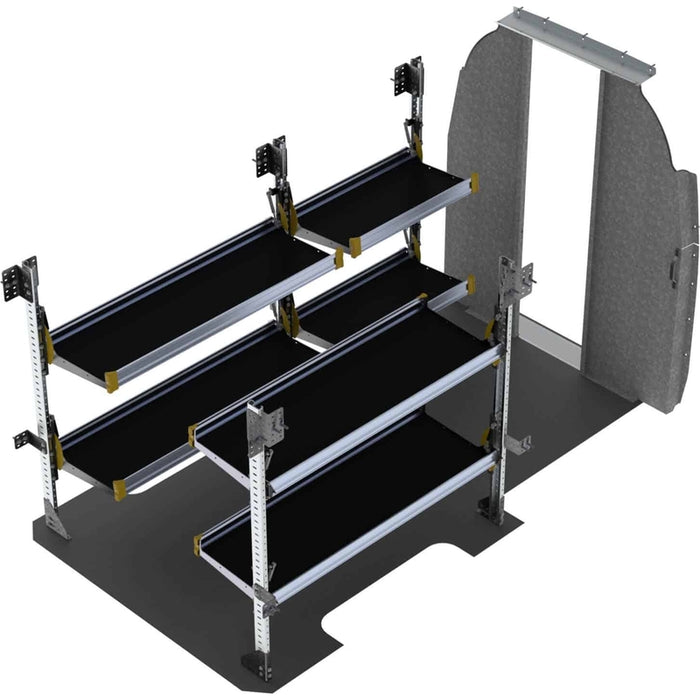 Ranger Design Delivery Van Shelving Package for Mercedes Sprinter High Roof 144" Wheelbase Model DHS-19