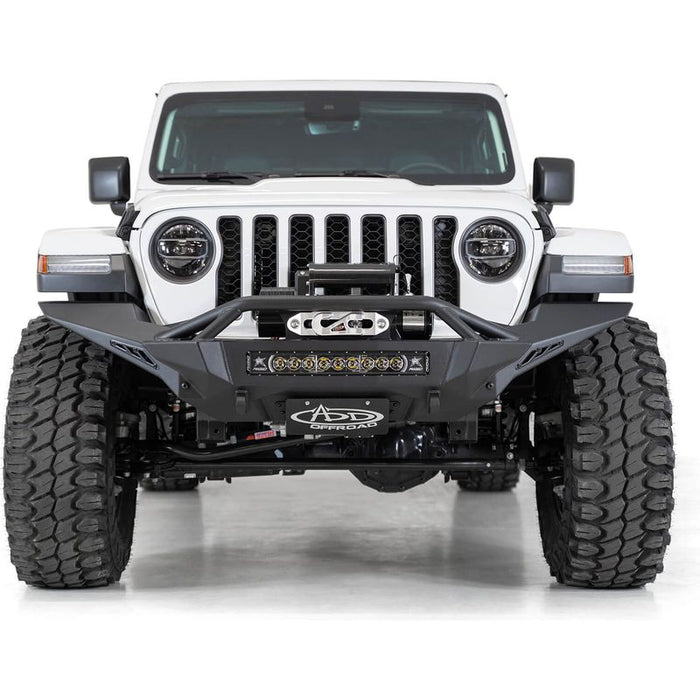 Addictive Desert Designs 07-23 JEEP JK/JL/JT Stealth Fighter Front License Plate Bracket Model AC96154701NA