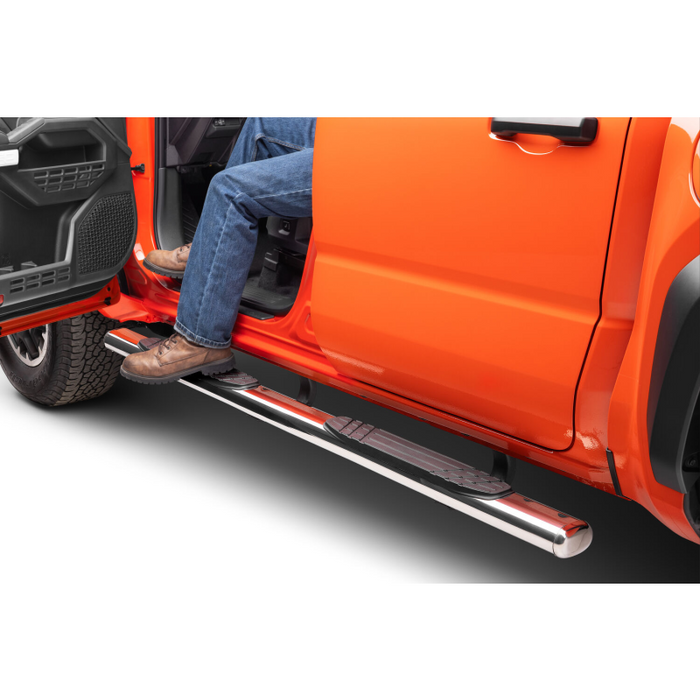 Go Rhino 4" 1000 Series Step Nerf Bars with Mounting Bracket Kit Model 104443280PS
