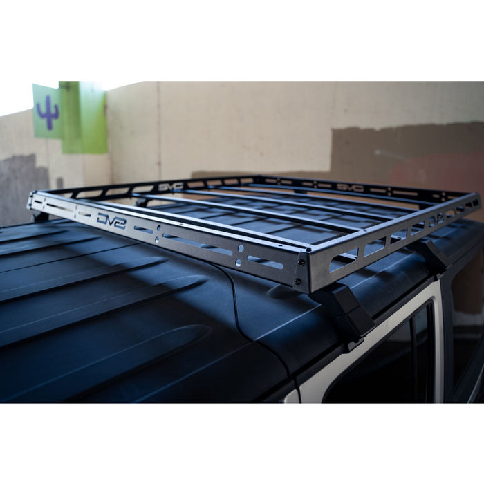 DV8 Offroad 2007-2018 Jeep Wrangler JKU 4-Door Short Roof Rack Model RRJK-04