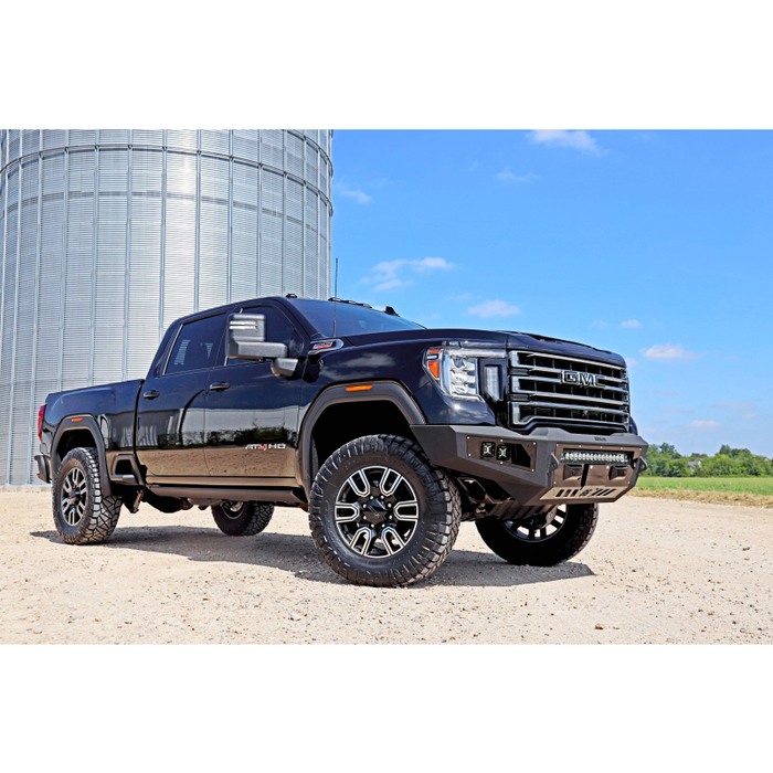 Bodyguard A2L Front Base - W/O Sensor Cutouts Single Light Bar Cutout Bare Metal Model GAG20BNBNN