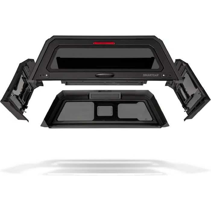 SmartCap Matte Black Truck Bed Cap EVO Sport Series w/ Horizontal Locks Model EV1007-MB