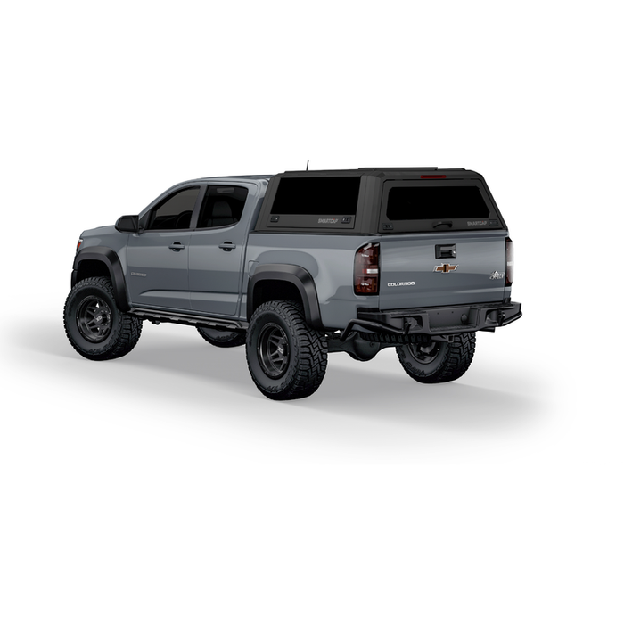 SmartCap Matte Black Truck Bed Cap EVO Sport Series w/ Horizontal Locks Model EV0106-MB