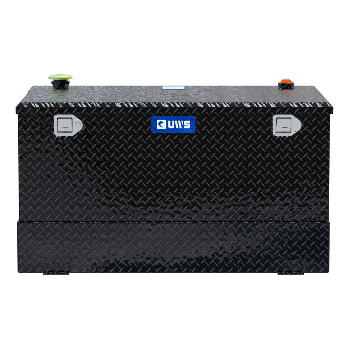 UWS Gloss Black 85-Gallon Combo Aluminum Transfer Tank Model TT-85-COMBO-BLK