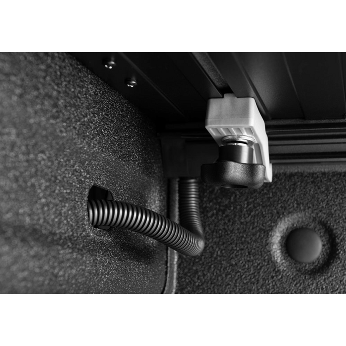 UnderCover Fusion Hard Folding 2019 (New Body Style)-2025 Chevy Silverado/GMC Sierra 1500 5' 10" Bed with or without MultiPro Tailgate - Paint Code 41 Black Model AR12022L-41