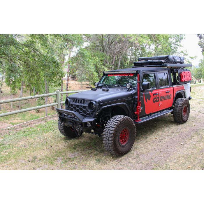 Go Rhino RB20 Slim Line Running Boards with Mounting Bracket Kit Model 69450673ST