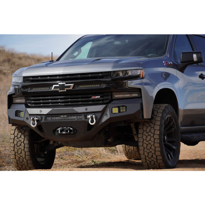 DV8 Offroad 2019-2021 Chevrolet Silverado Spec Series Front Bumper Model FBCS1-07