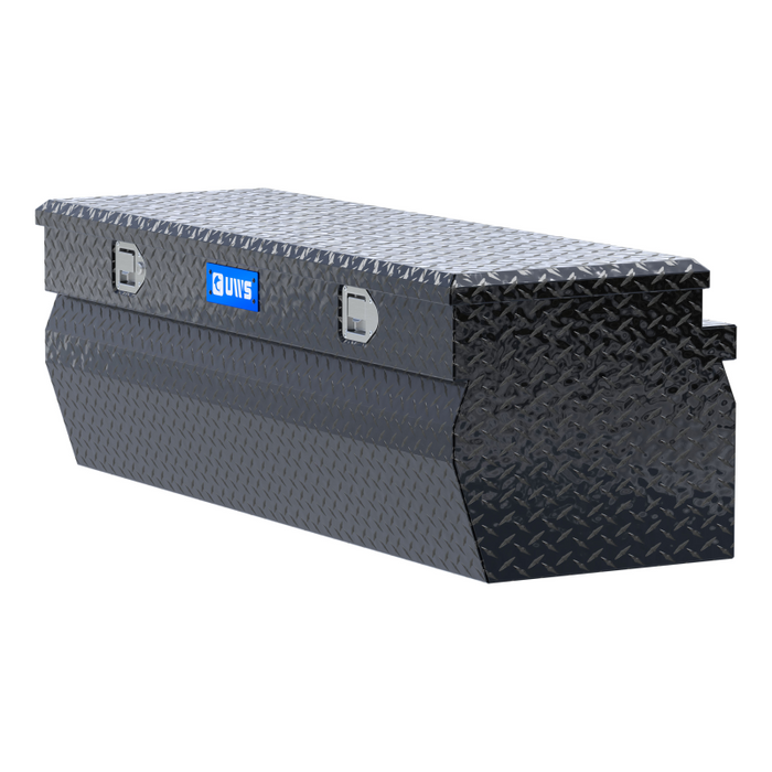 UWS Gloss Black Aluminum 55" Wedge Utility Chest Box Model TBC-55-W-BLK