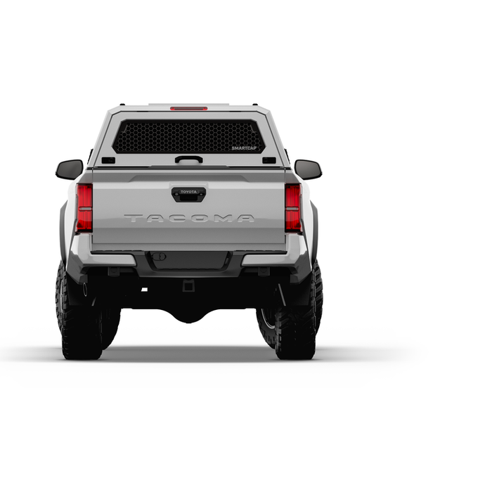 SmartCap OEM White Truck Bed Cap EVOc Commercial Series w/ Vertical Locks Model EC1313-WH