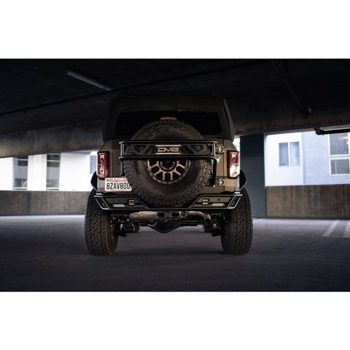 DV8 Offroad 2021-2025 Ford Bronco Competition Series Rear Bumper Model RBBR-04