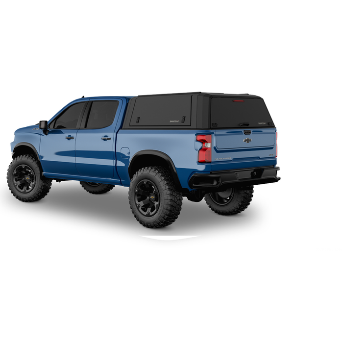 SmartCap Matte Black Truck Bed Cap EVOd Defender Series w/ Vertical Locks Model ED0108-MB