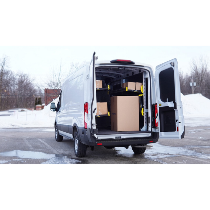 Ranger Design Fold-Away Cargo Van Foldable Shelving System - 3 Levels 65"H x 36"W Model F5-RA36-3