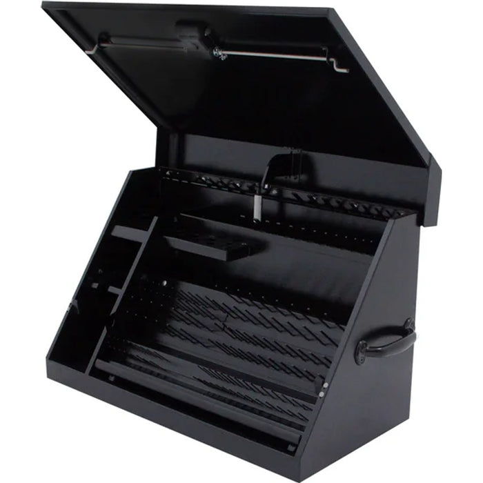 Montezuma 30 x 15 In. Steel Triangle® Toolbox Black Top Mount Toolbox DXTB30BB