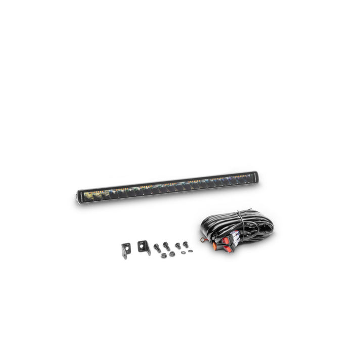 Go Rhino Blackout Series SINGLELINE 20" Single Row LED Light Bar w/Amber LEDs Model 751052012CSS