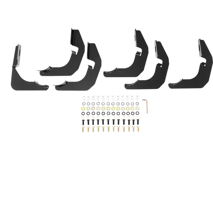 Westin PRO TRAXX 4 Oval Step Nerf Bars Black Steel For Double Cab Model 21-23715