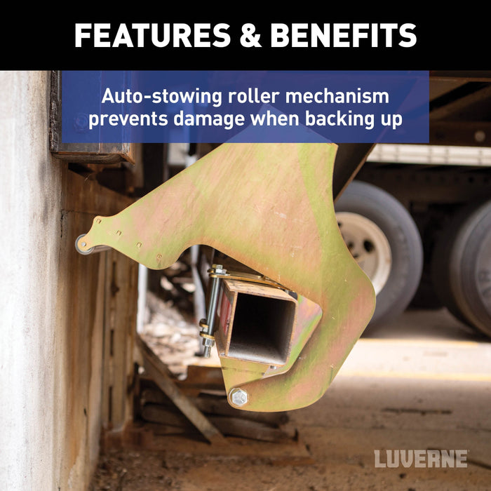 Luverne RETRAC HighRise Folding Rear Entry Step (Fits 4" Bumper Beam) Model 409924L