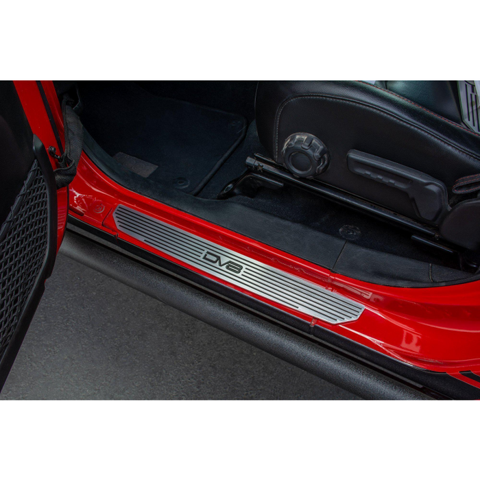 DV8 Offroad 2020-2026 Jeep Wrangler JL JLU Gladiator JT Front ONLY Sill Plates Model D-JL-180014-SIL2