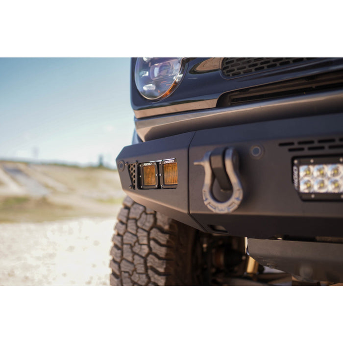 DV8 Offroad 2021-2025 Ford Bronco Oe Plus Series Front Bumper V2 Model FBBR-06