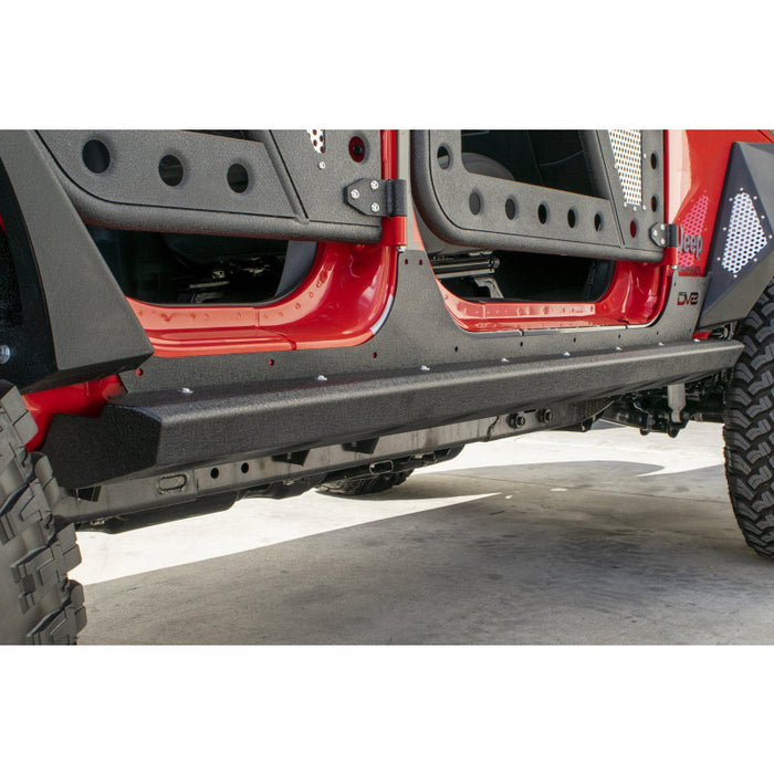 DV8 Offroad  4-Door Rock Sliders With Rock Skins Model SRSOTB-13