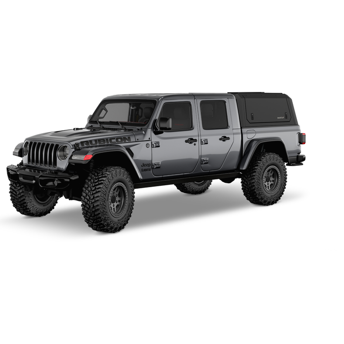 SmartCap Matte Black Truck Bed Cap EVOd Defender Series w/ Horizontal Locks Model ED0601-MB
