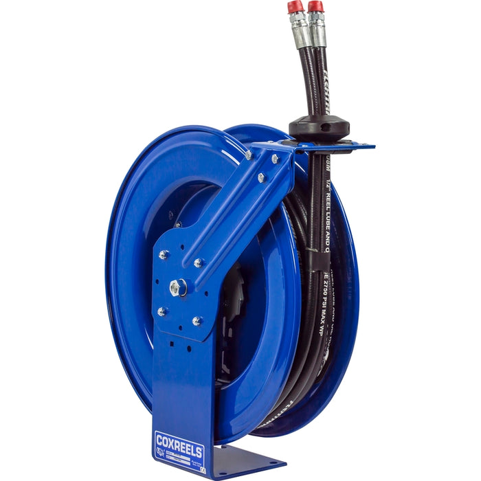 Coxreels MPD Series Dual Hydraulic Spring Rewind Hose Reel 3/8 in. x 30 ft. - Hose Included 3000 PSI Model MPD-N-330