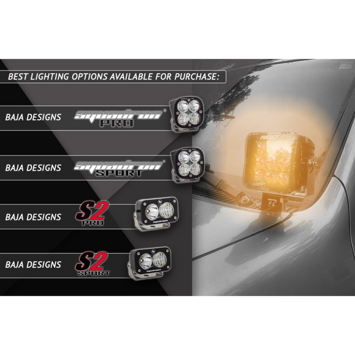 Rago Fabrication 2000-2006 1st Gen Toyota Tundra Ditch Light Mounts Model R0006TTUNDIT