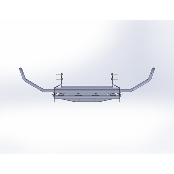Go Industries Welded Winch Grille Guard w/Carrier - Black Model ET004
