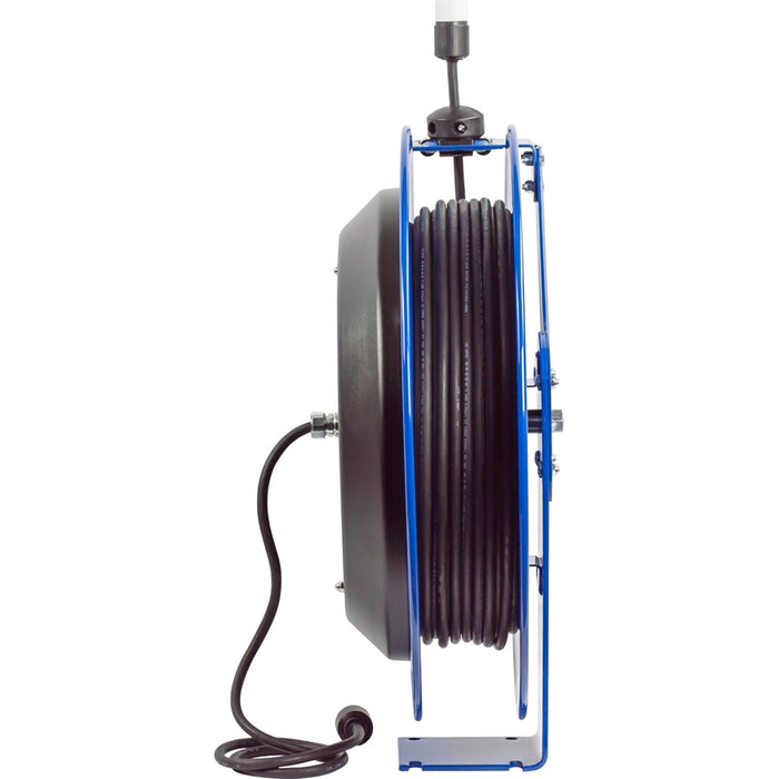 Coxreels EZ-PC Series Safety System Spring Driven Cord Reel 12 AWG x 100 ft. Single Receptacle Super Hub - 600V 25 Amp - Cord Included Model EZ-PC24-0012-A