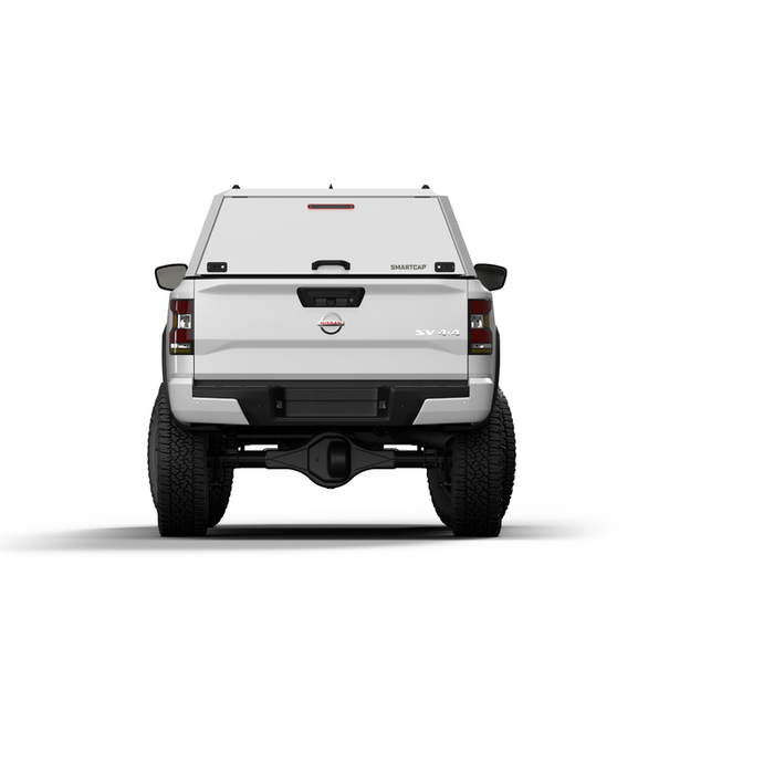 SmartCap OEM White Truck Bed Cap EDGE Defender Series w/ Vertical Locks Model ED0931-WN