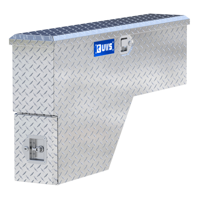 UWS Bright Aluminum 48" Passenger-Side Wheel Well Tool Box Model FW-48-DS-P