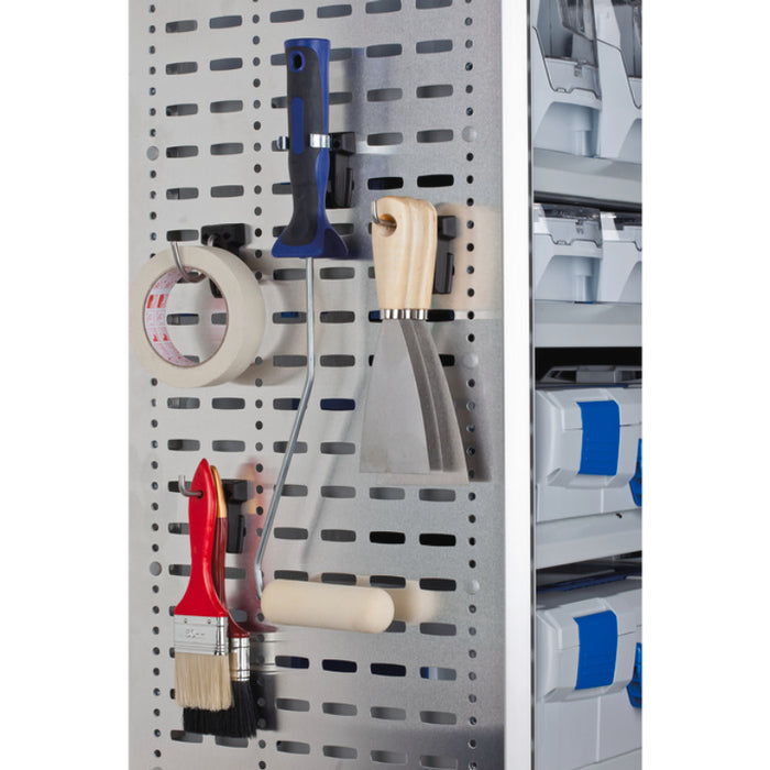 Sortimo Hook Set For Tools 9 Piece Aluminium Side Panel  9 In x 8 In x 2 In Model 6000002437