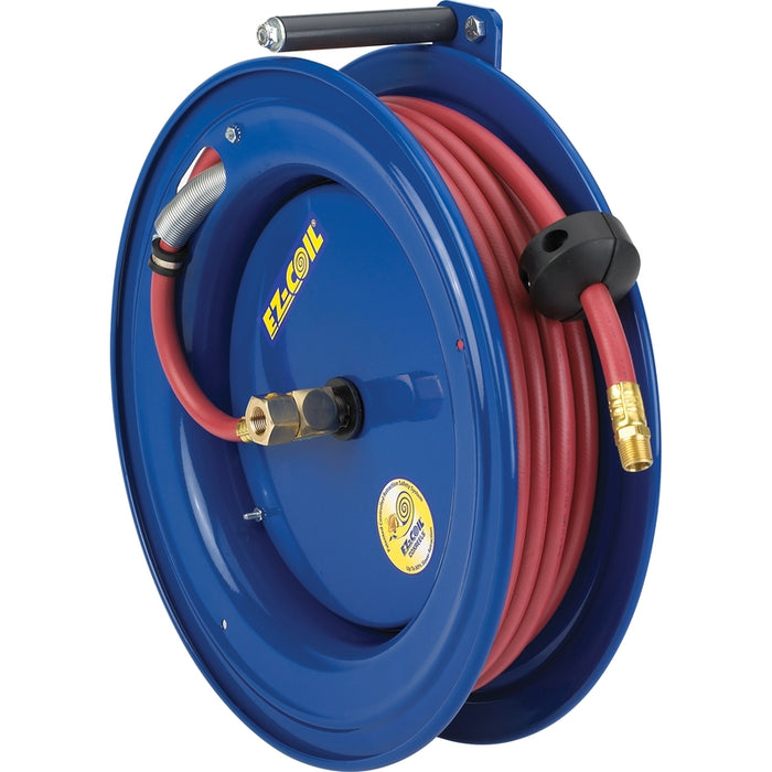 Coxreels EZ-S Series Safety System Side Mount Spring Driven Hose Reel 1/2 in. x 30 ft. - Hose Included 300 PSI Right Mount Model EZ-SR17-L430