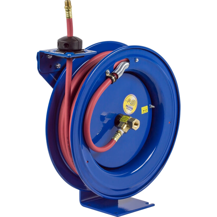 Coxreels EZ-P Series Safety System Performance Spring Driven Hose Reel 1/2 in. x 25 ft. - Hose Included 2500 PSI Model EZ-P-MP-425