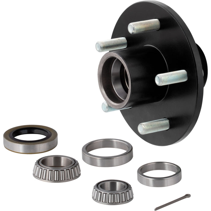CURT Idler Hub, 5 on 4.5"; 6.5" Hub Flange - 2,200 lbs. (with Bearing Cone Kit) Model 814205