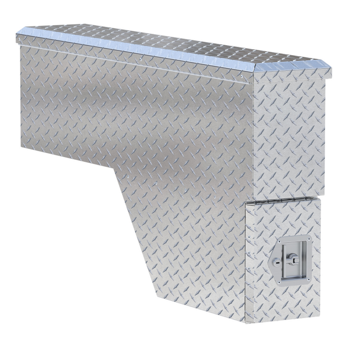 UWS Bright Aluminum 48" Passenger-Side Wheel Well Tool Box Model FW-48-DS-P