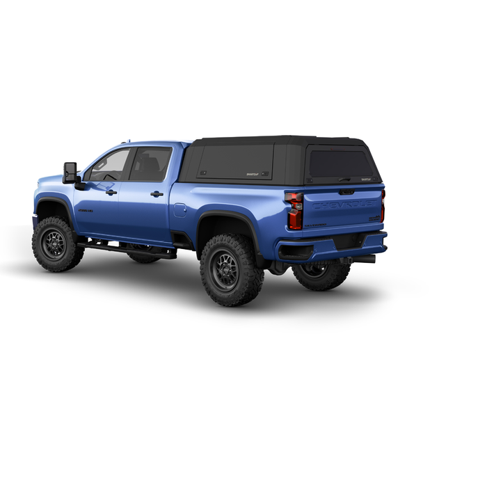 SmartCap Matte Black Truck Bed Cap EVOa Adventure Series w/ Horizontal Locks Model EA0110-MB