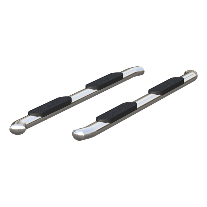 ARIES 4" Polished Stainless Oval Step Nerf Bars Model S223006-2