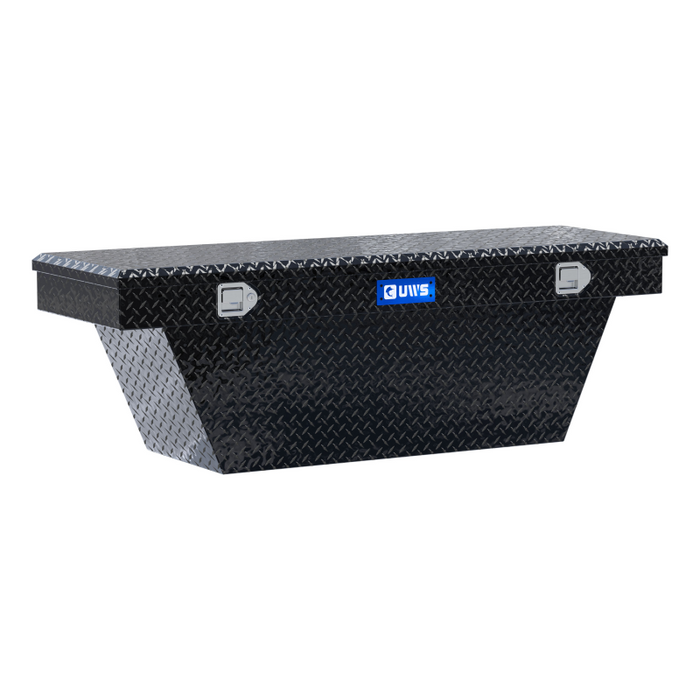 UWS 63" Deep Angled Truck Tool Box (LTL Shipping Only) Model TBSD-63A-BLK