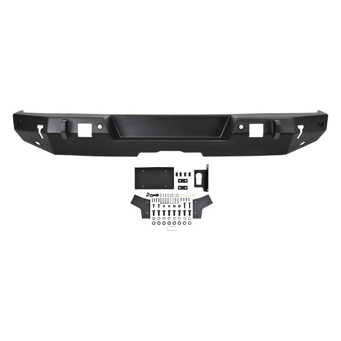 Westin WJ2 Rear Bumper Steel w/Sensors Textured Black Model 59-82045