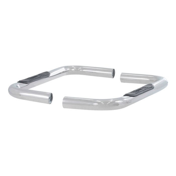 ARIES 3" Round Polished Stainless Step Nerf Bars Model 204036-2