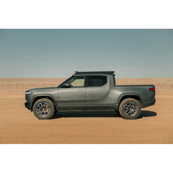 Rago Fabrication 2022-2025 Rivian R1T Roof Rack w/ Light Pocket (Honeycomb) Model AC940650103