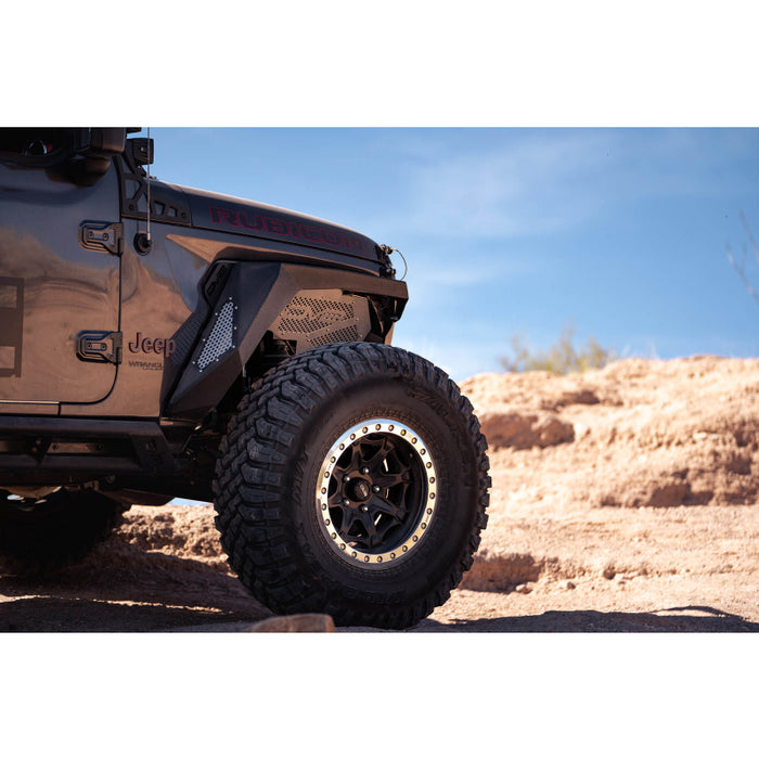DV8 Offroad 2018-2018 Jeep Wrangler JL JLU Gladiator JT Front Inner Fenders Model INFEND-03FB