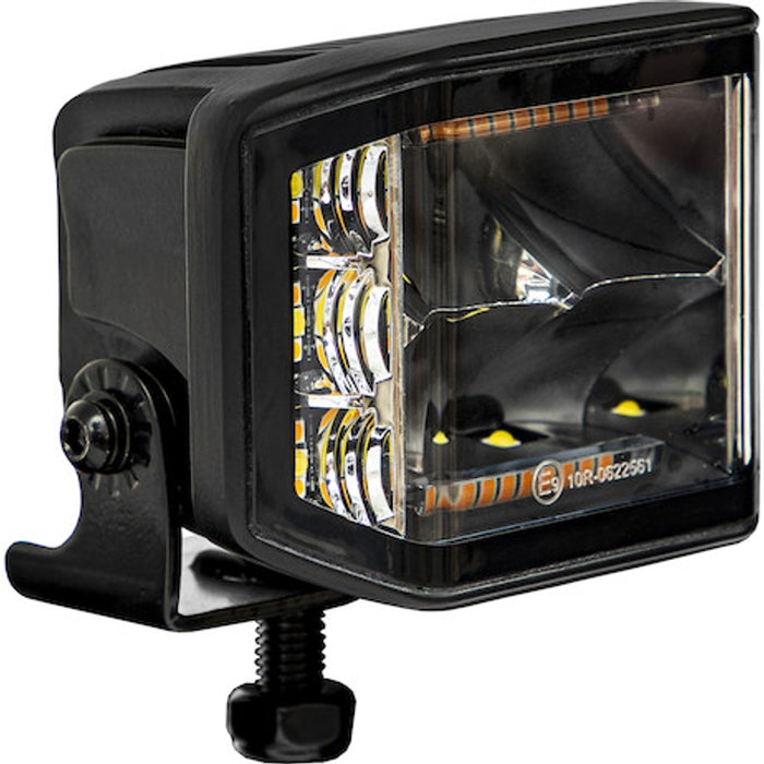 Buyers Products 4 Inch Wide Angle Edgeless LED Work Light with Strobe - Square Lens Model 1492242